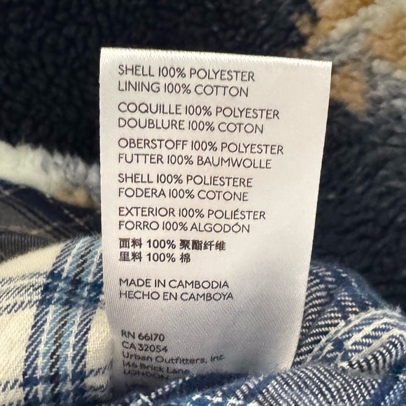 Anthropologie Pilcro Leopard Duster Jacket Sherpa Southwestern Country Boho Med - Picture 13 of 16